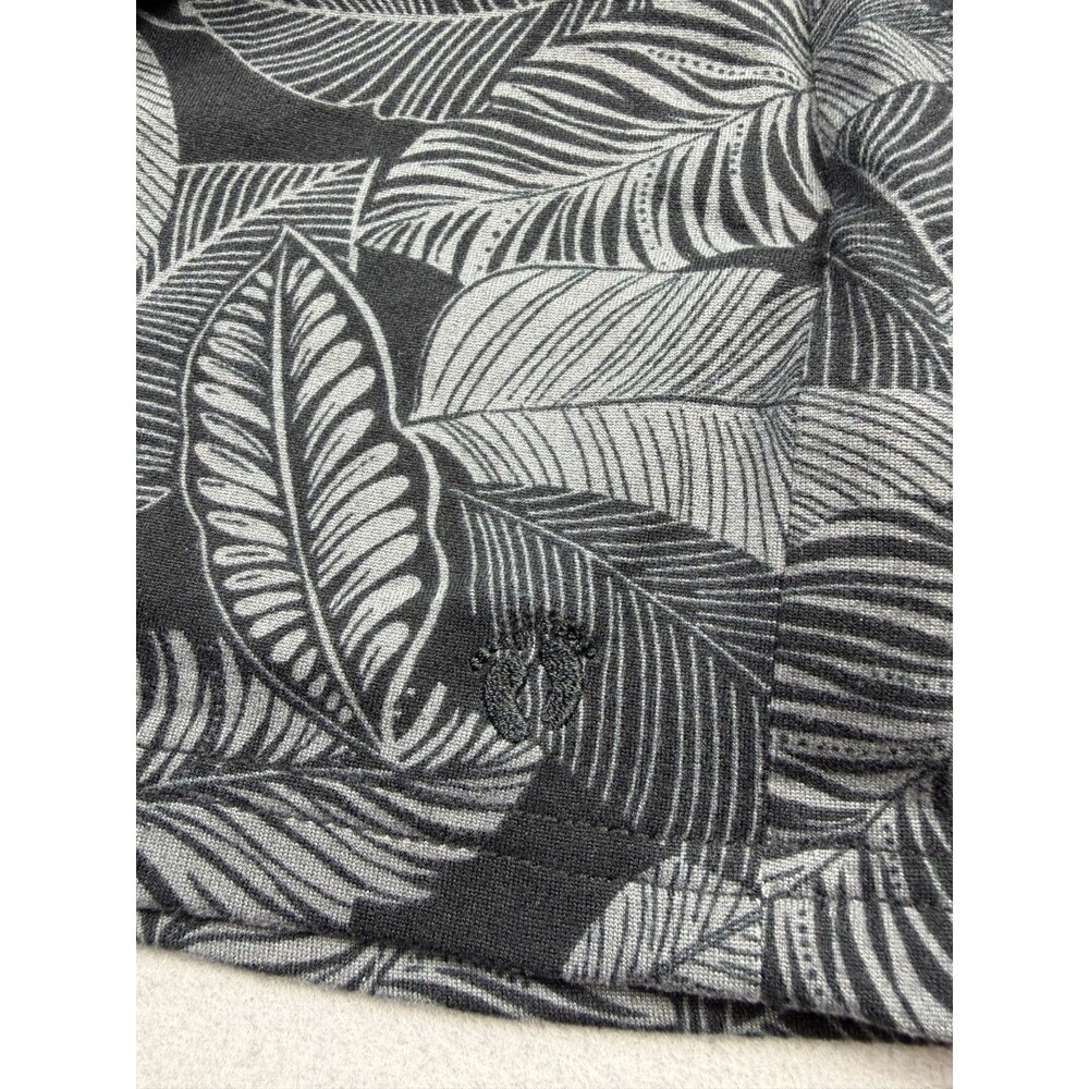 Hang Ten UPF 50+ Sun Protection Shirt Long Sleeve Black Womens M Tropical Print - Picture 5 of 10